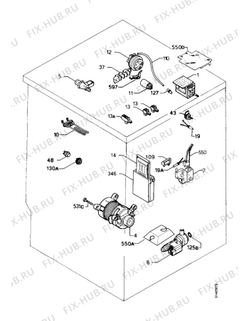 Взрыв-схема стиральной машины Zanker CF2063 - Схема узла Electrical equipment